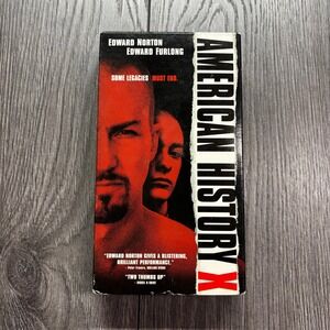 American History X VHS 1998 Edward Norton Edward Furlong Drama Movie Alliance
